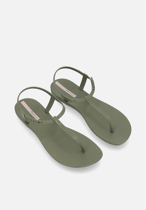 Ipanema Womens Luxo Ii Sandal Green Clear