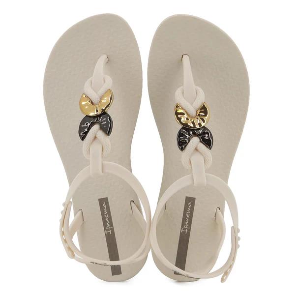 Ipanema Womens Class Lush Sandal Beige Gold