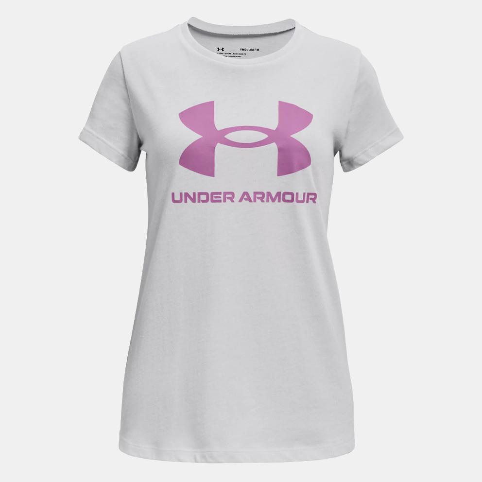 Under Armour Girls Live Sportstyle Graphic Short Sleeve Tee 016 White