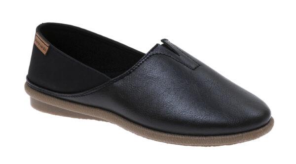 Pierre Cardin Womens 01424 Slip On Shoe Black Mono