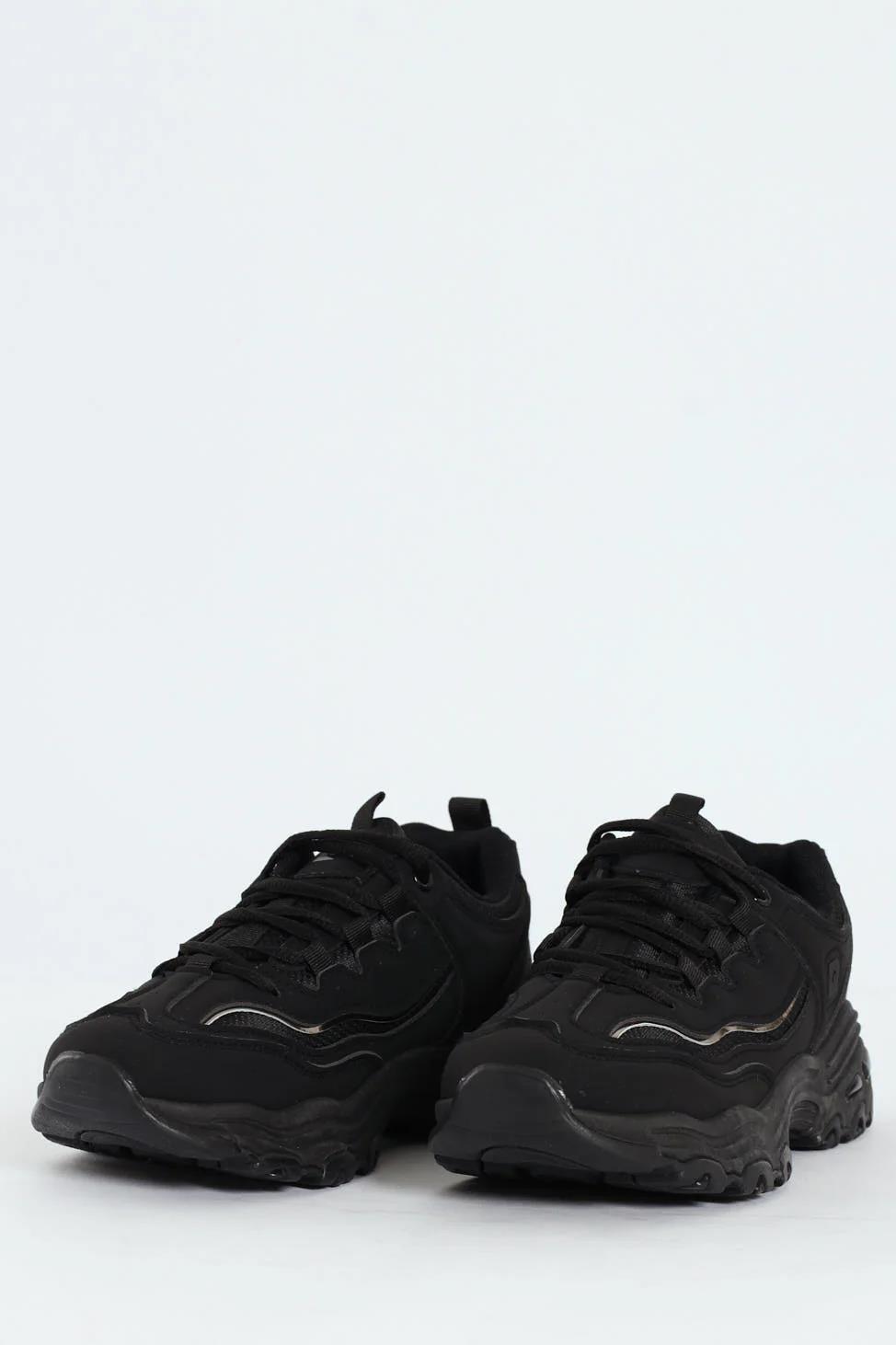 Pierre Cardin Womens Sirine 6 Sneaker Black Mono