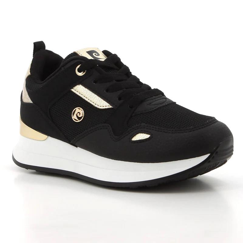 Pierre Cardin Womens Melanie 3 Sneaker Black
