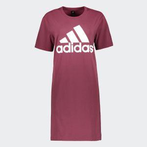 Adidas Womens Bl Sj Short Sleeve Dress Victory Crimson