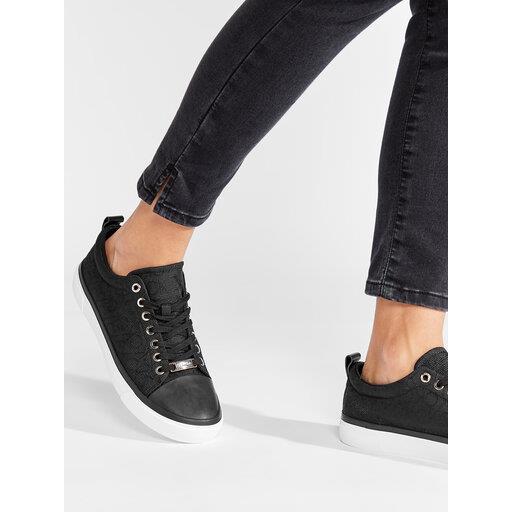 Ck Womens Vulc Lace Up Mn Jq Sneaker Black