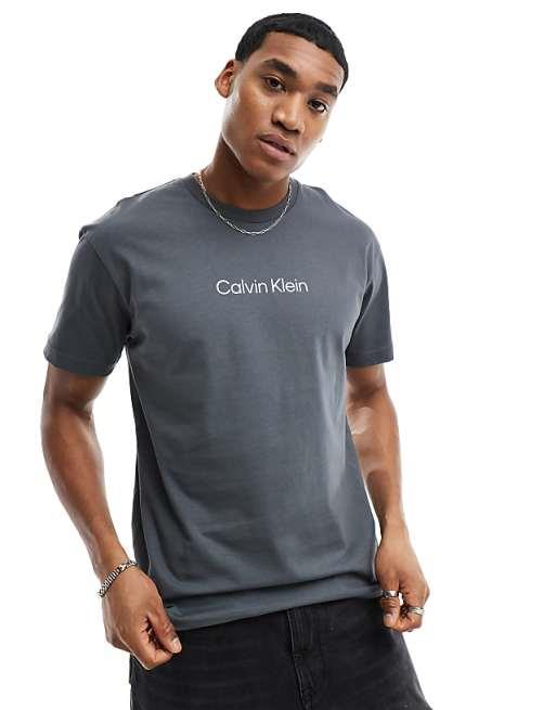 Calvin Klein #Ck Msw Hero Logo Comfort T Shirt Grey