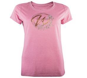 Wildebees Womens Foil Short Sleeve Tee Primrose Mel