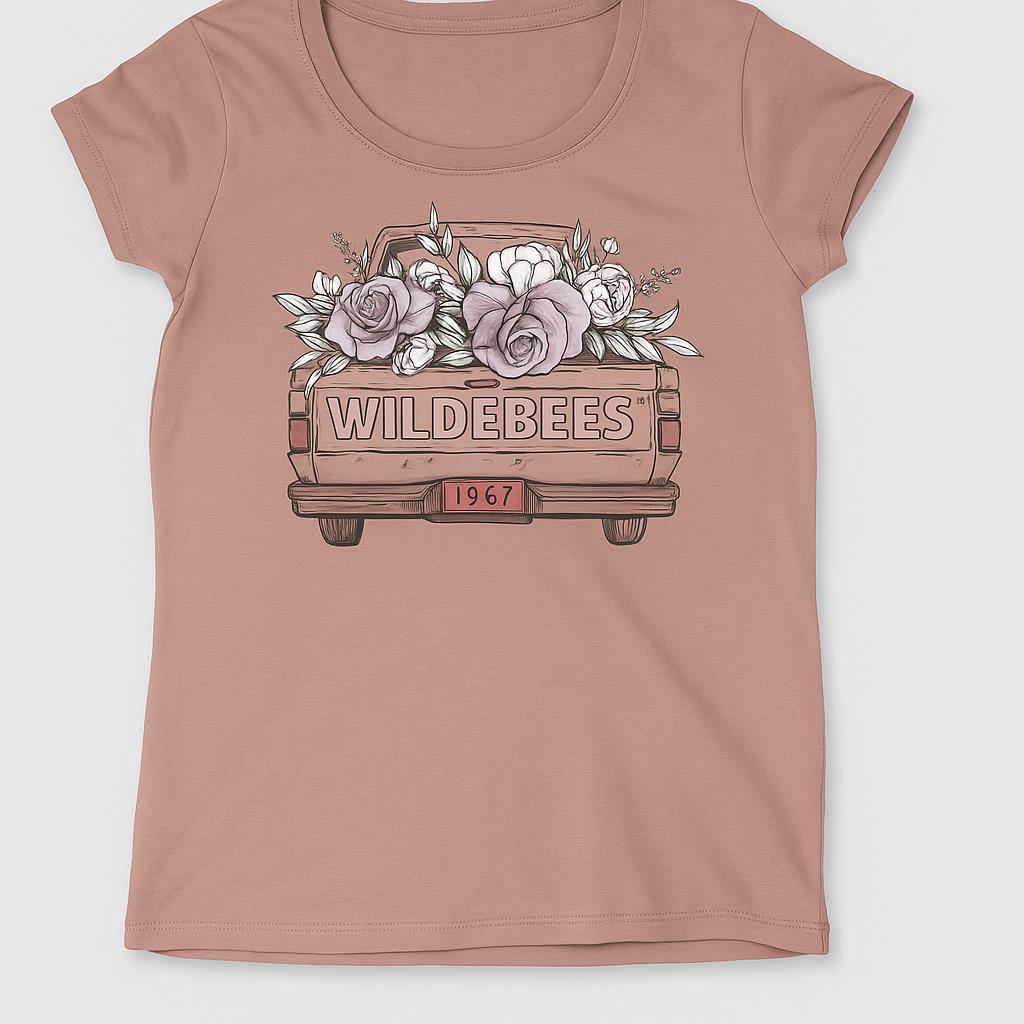 Wildebees Womens Pickup Tee Cameo