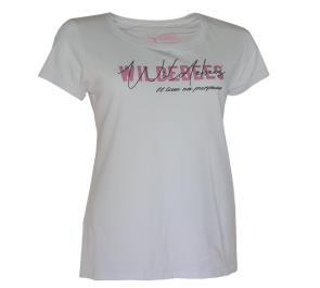 Wildebees Ladies Live On Purpose Short Sleeve Tee White