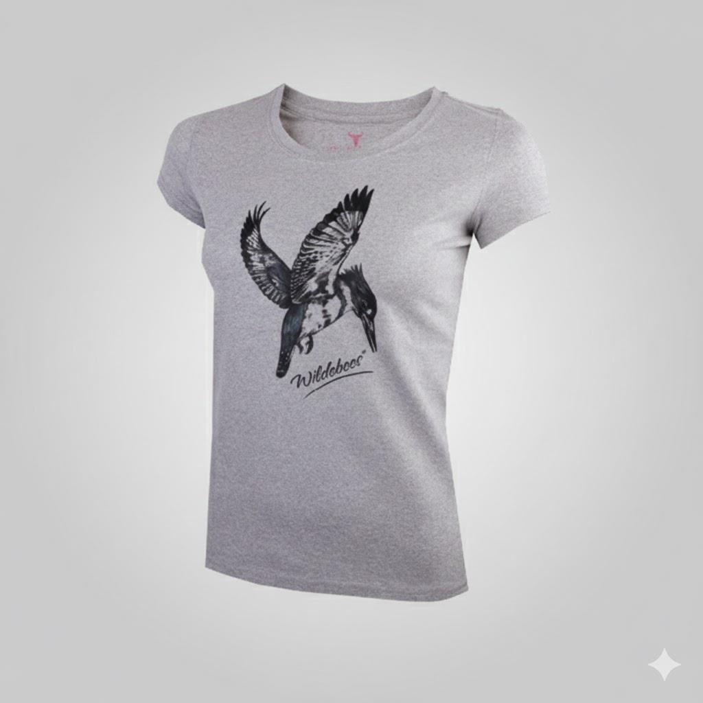 Wildebees Womens Kingfisher Tee Grey