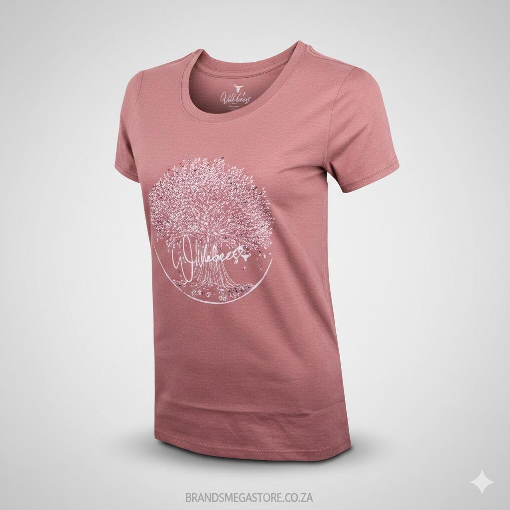 Wildebees Tree Of Life Tee Vintage Berry