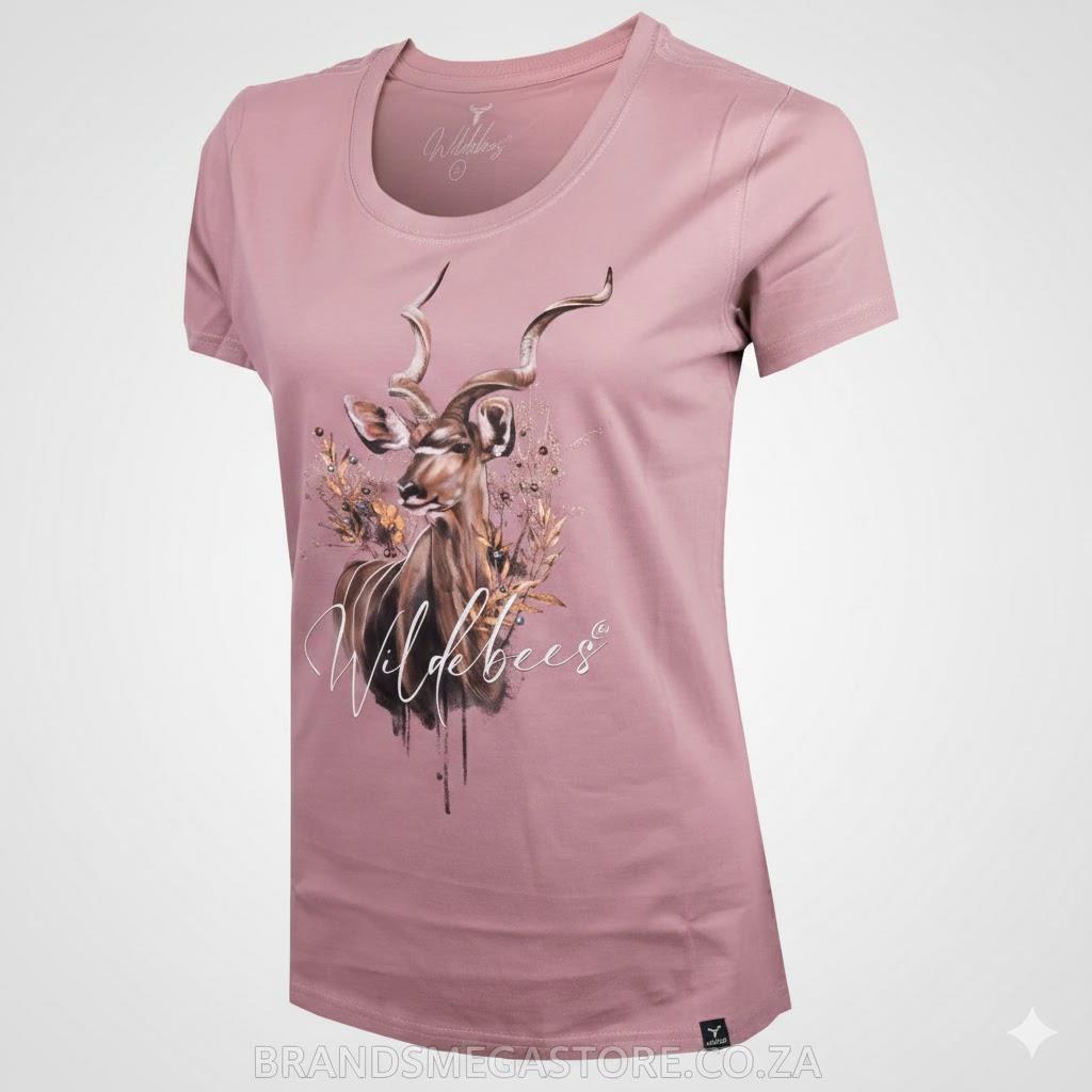 Wildebees Africa Tranquility Tee Vintage Berry