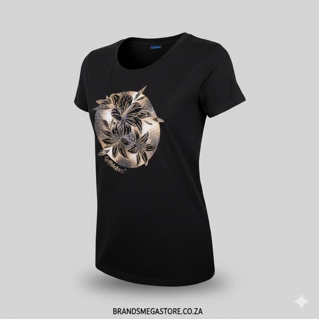 Wildebees Lily Shimmer Tee Black