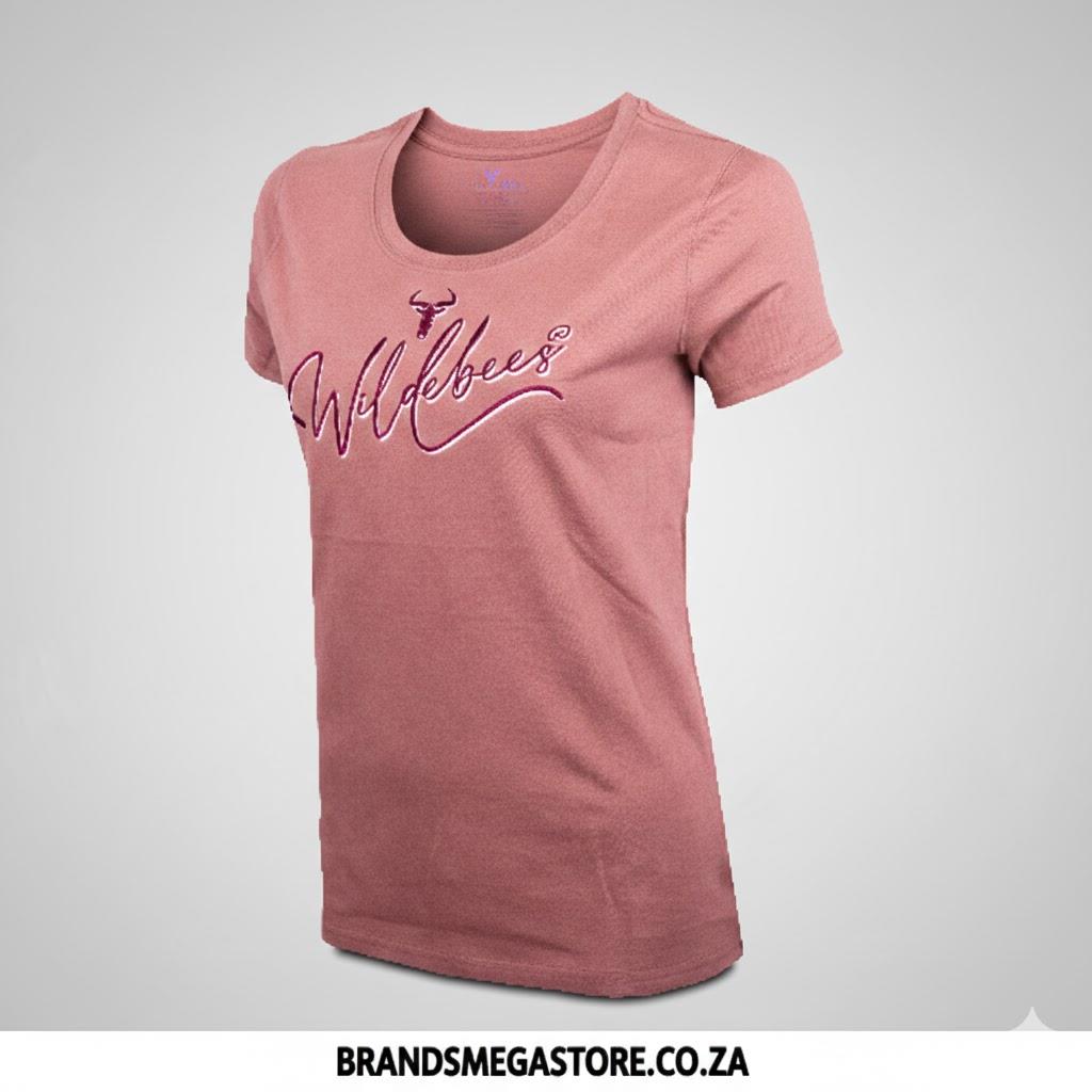 Wildebees Freestyle Embroid Tee Vintage Berry