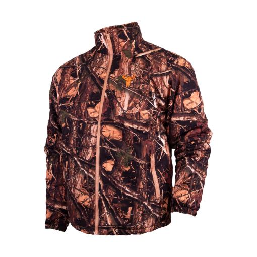 Wildebees Mens Entry Level Padded Jacket Black Sekelbos Fawn