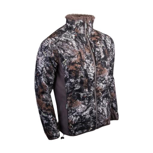 Wildebees Mens Teddy Bonded Soft Shell Jacket Bark