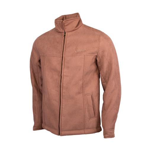 Wildebees Mens Car Coat Sherpa Bonded Jacket Dune