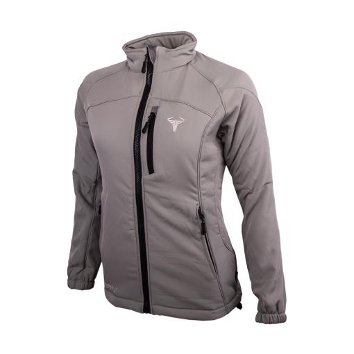Wildebees Womens Tech Plain Teddy Bond Softshell Mist