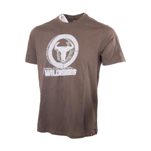 Wildebees Mens 3D Metal Tee Fatigue