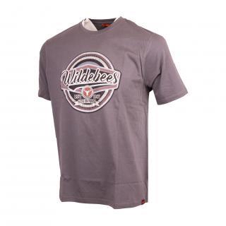 Wildebees Mens Vintage Heritage Short Sleeve Tee Pewter