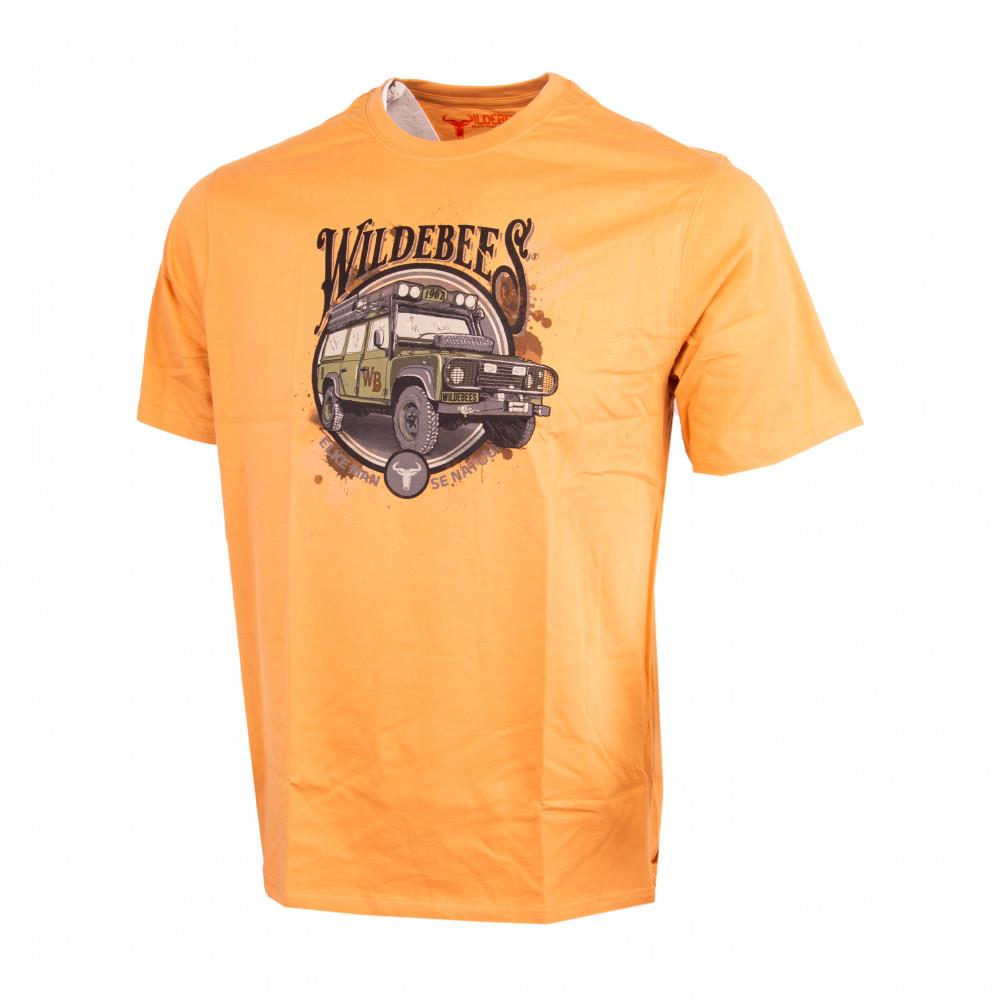 Wildebees Mens Offroad Short Sleeve Tee Corn