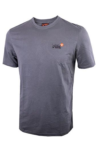 Wildebees Mens Fashion Crew Tee Grey Mel