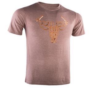 Wildebees Mens Perspective Short Sleeve Tee Taupe Mel