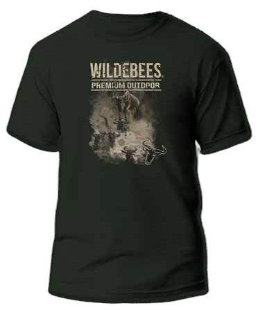 Wildebees Mens Impala Skull Tp Short Sleeve Tee Charging