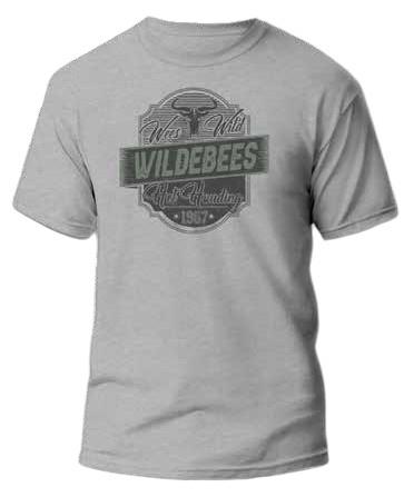 Wildebees Mens Heritage Tp Short Sleeve Tee Grey
