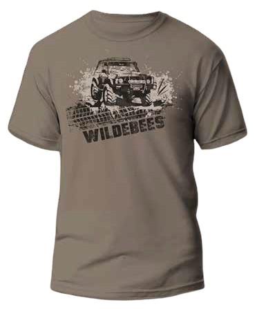 Wildebees Mens 4X4 Splat Tp Short Sleeve Tee Des Sand