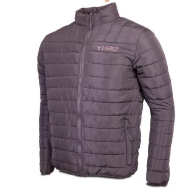 Wildebees Mens Plain Puffer Jacket Slate