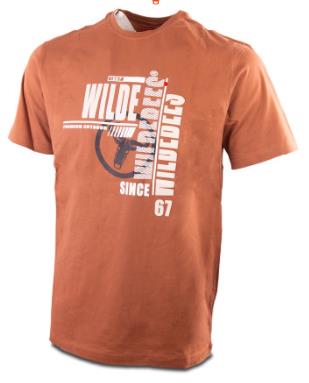 Wildebees Mens Tech Overlay Short Sleeve Tee Arrowwood
