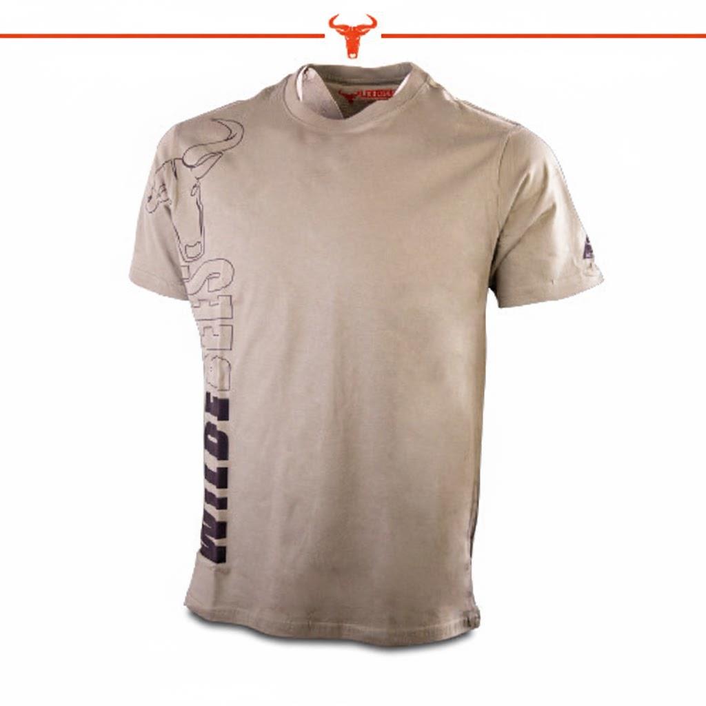 Wildebees Mens Logo Wrap Short Sleeve Tee Laurel Green