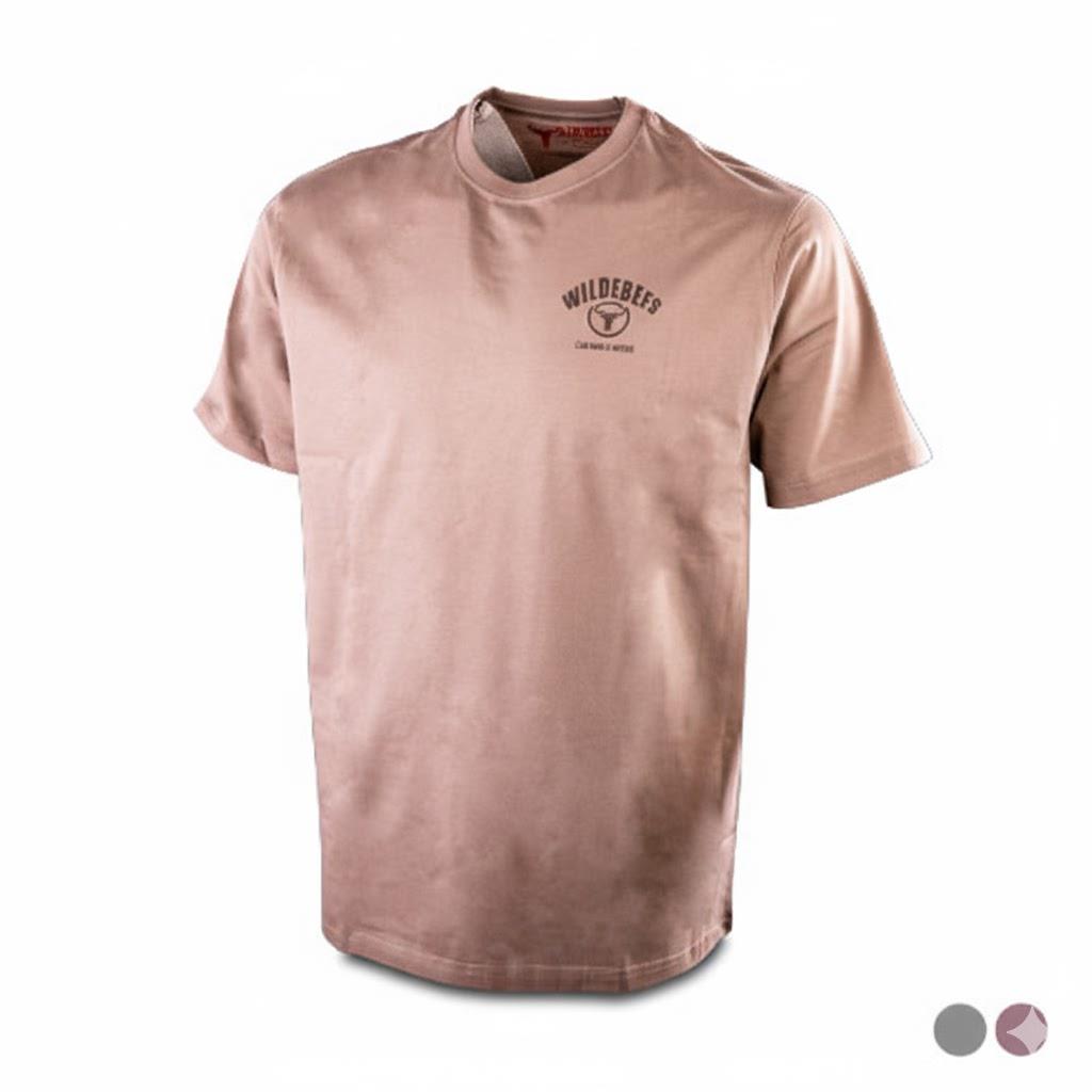 Wildebees Mens Double Up Back Tee Desert Sand