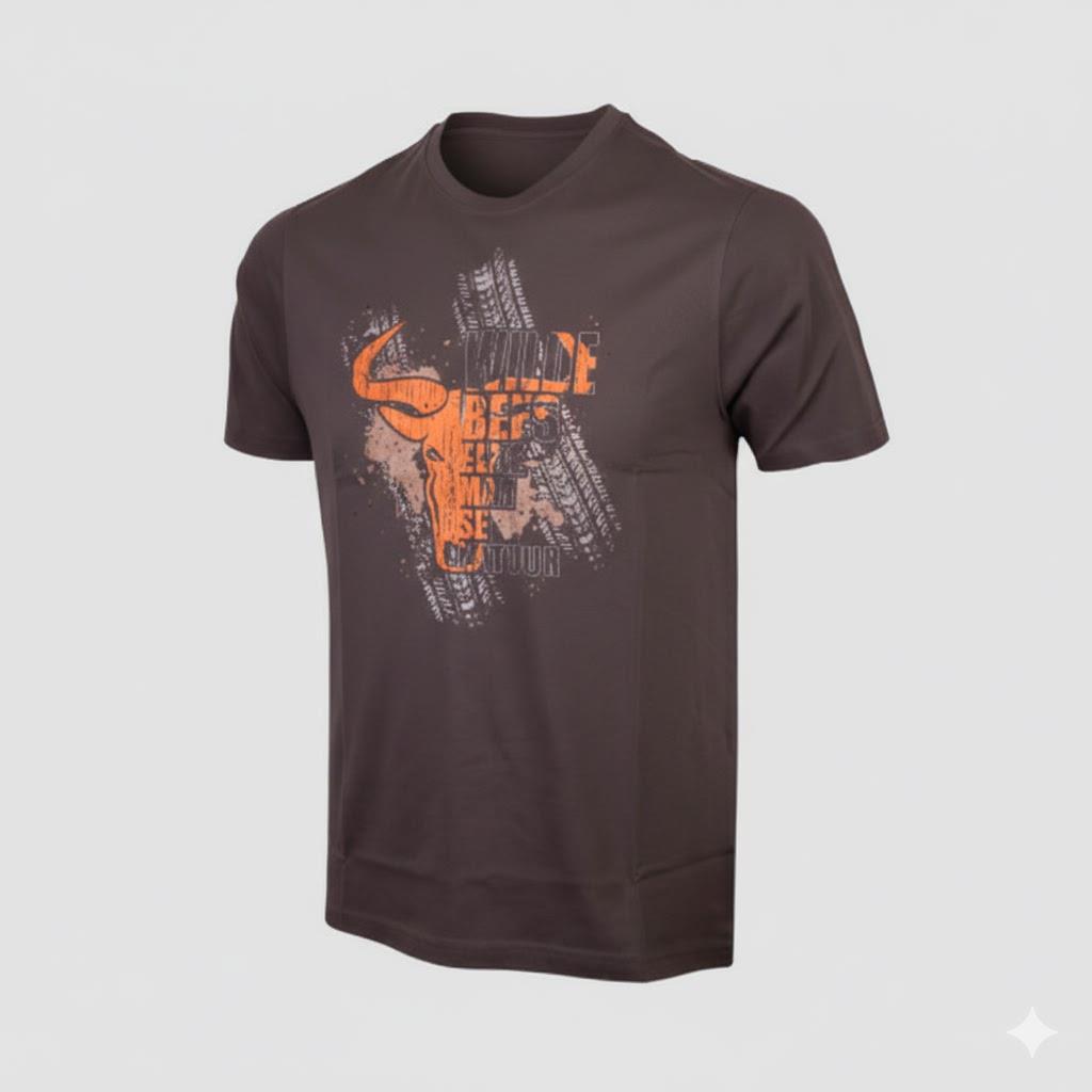 Wildebees Dirt Rider Logo Tee Pewter