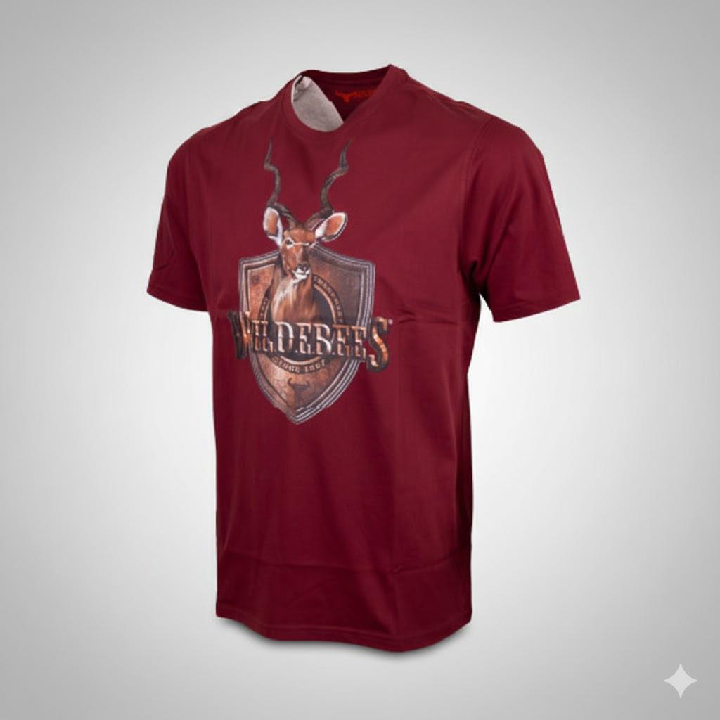 Wildebees Nyala Shield Tee Redwood