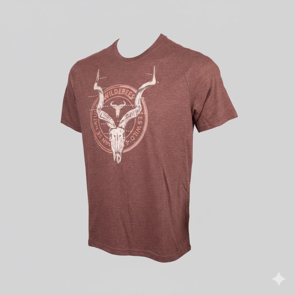 Wildebees Digi Sklull Tee Coffee Mel