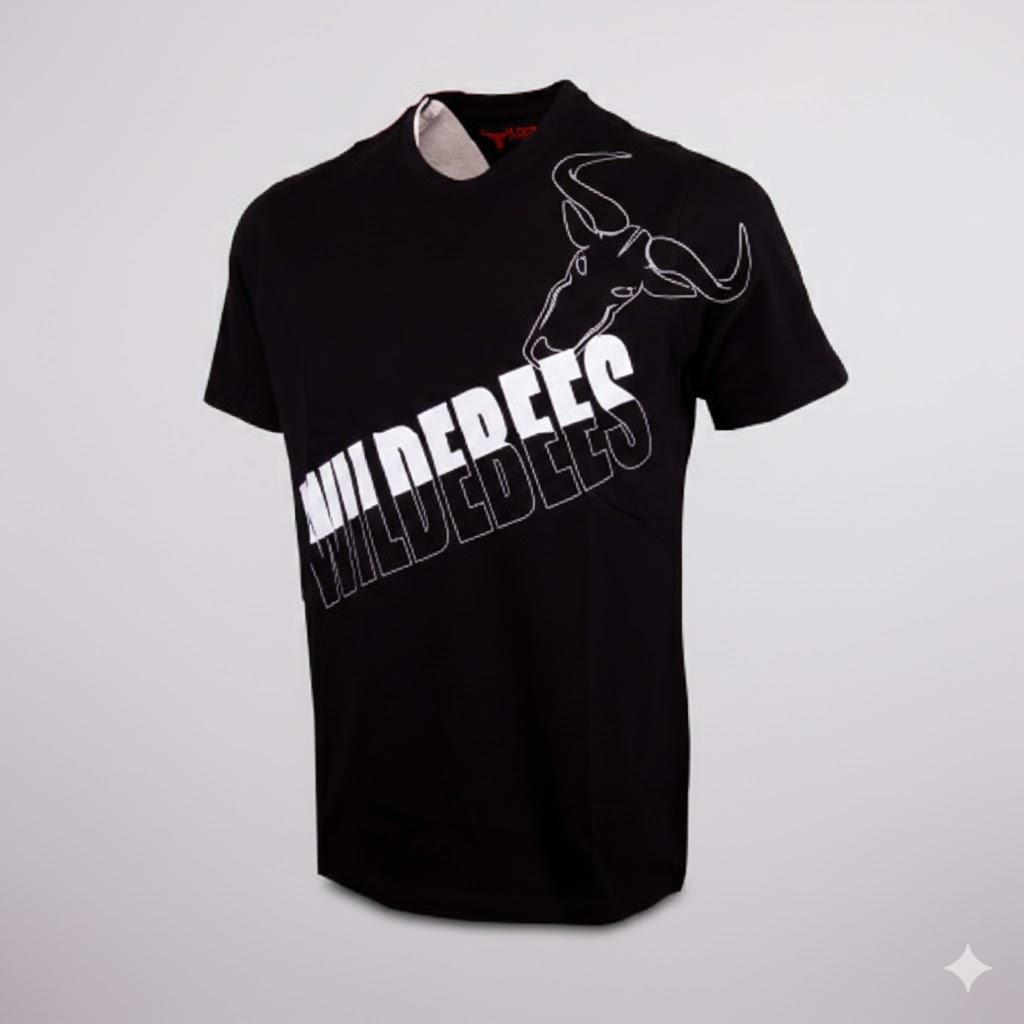 Wildebees Diagnal Split Tech Tee Black