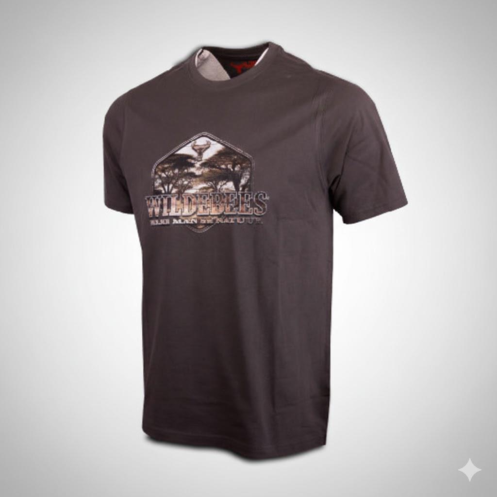 Wildebees Acacia Woodlook Tee Pewter