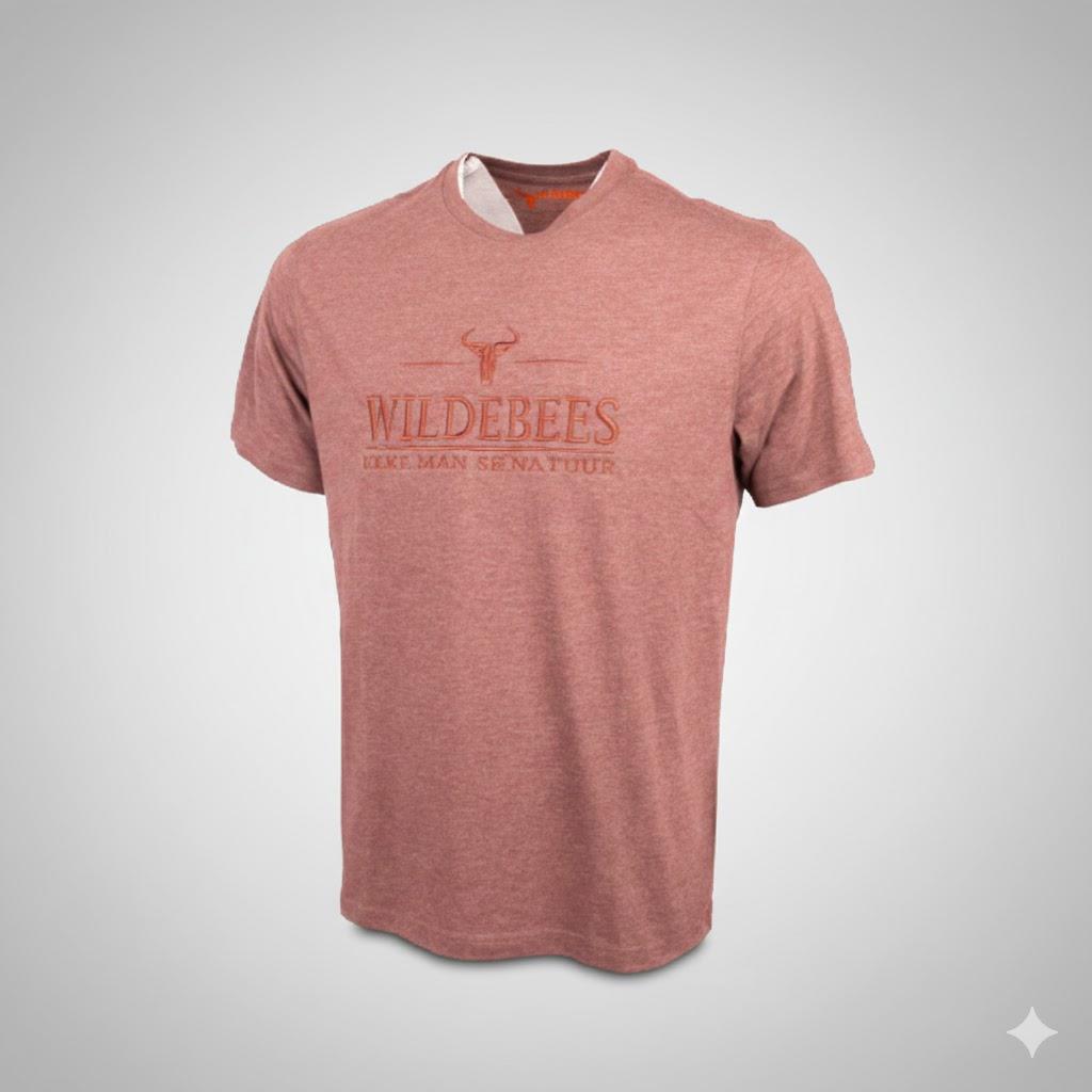 Wildebees Legacy Embroid Logo Tee Coffee Mel