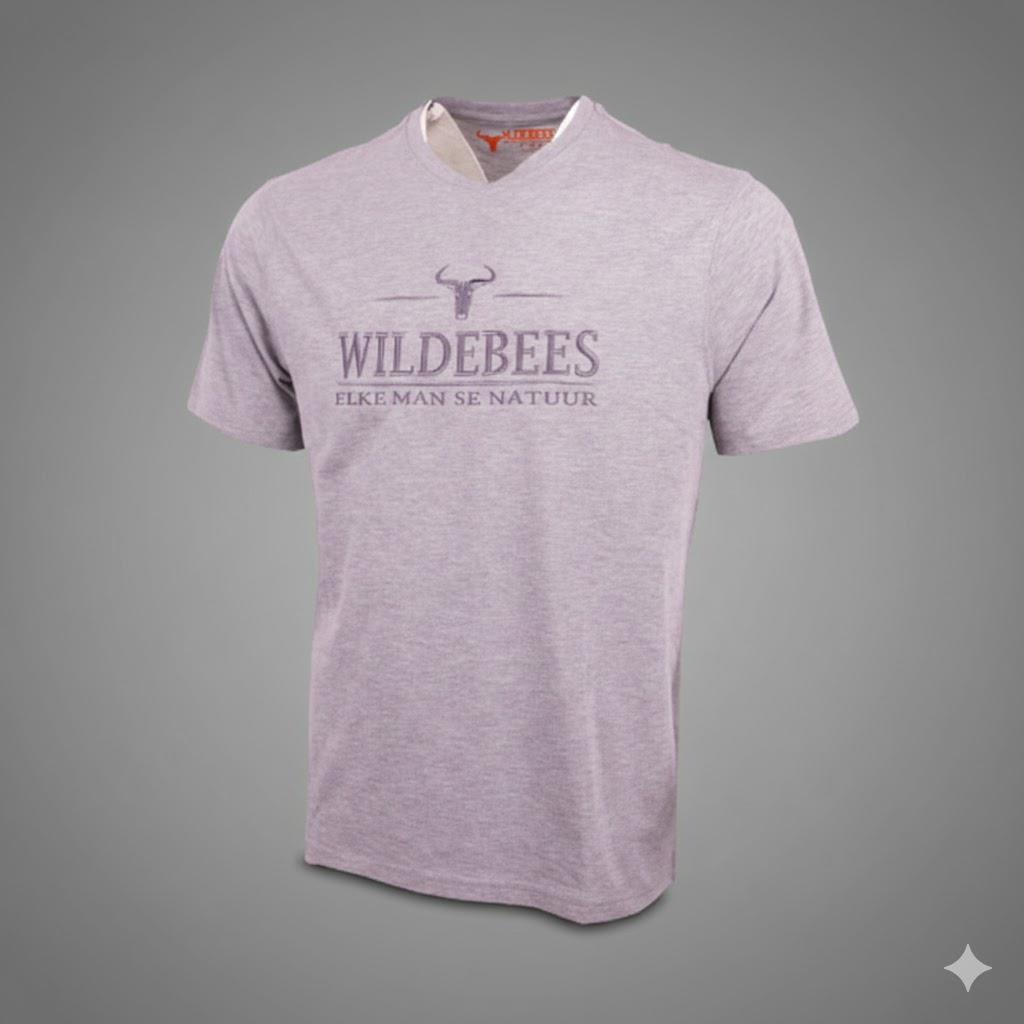 Wildebees Legacy Embroid Logo Tee Grey Mel