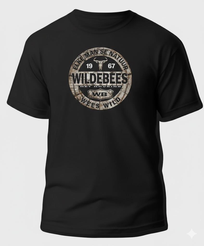 Wildebees Woodlook Tee Black