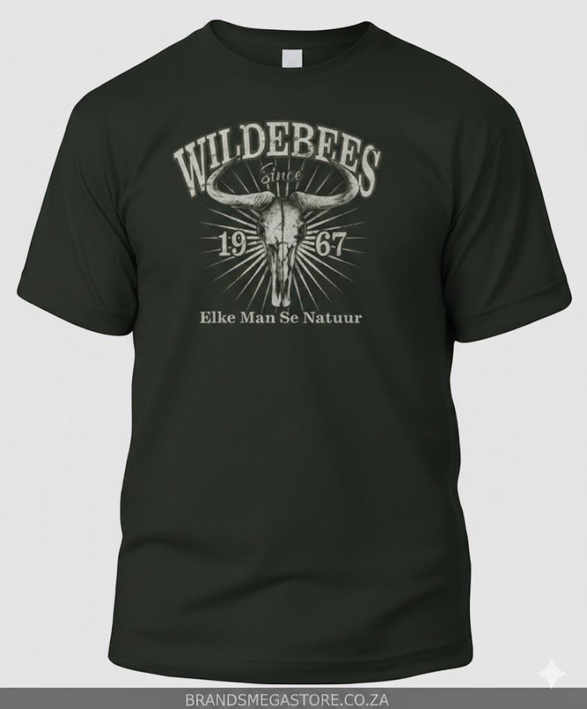 Wildebees Skull Tee Fatigue