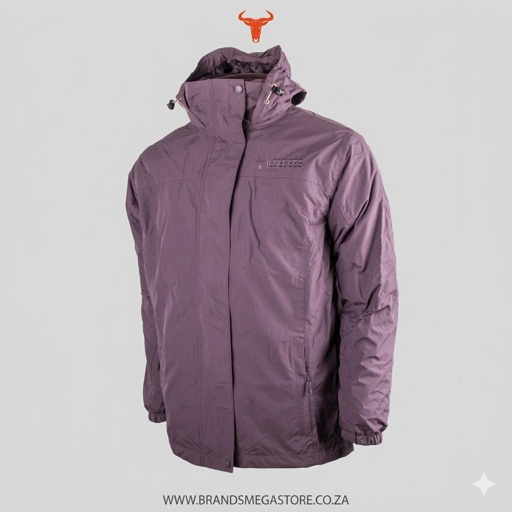Wildebees Mens 3 In 1 Waterprrof Jacket Charcoal