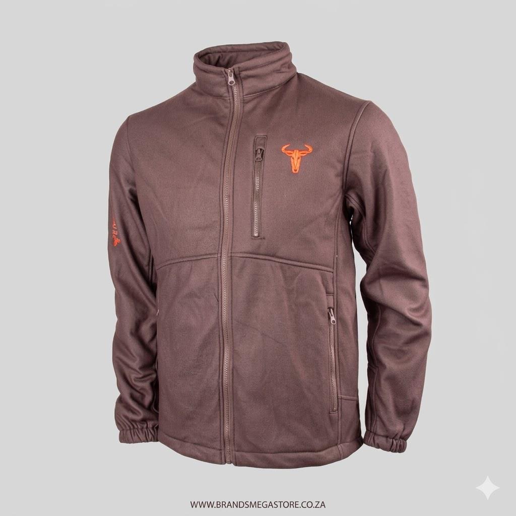Wildebees Mens Plain Teddy Bonded Moleskin Jacket Fawn
