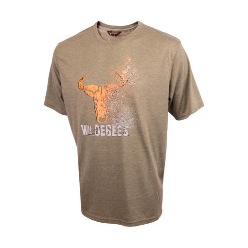 Wildebees Mens Splatter Short Sleeve Tee Oasis