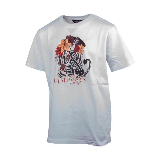 Wildebees Kids Zebbitude Short Sleeve Tee White