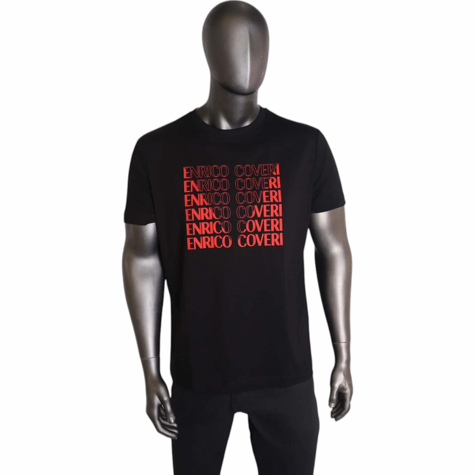Enrico Coveri Boys Short Sleeve Tee Black *14