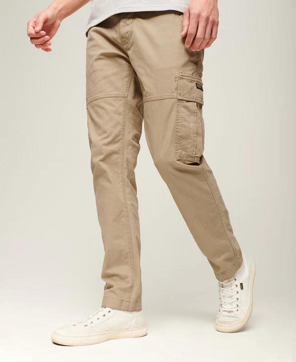 Superdry Mens Core Cargo Pants Dress Beige