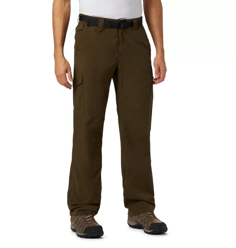 Columbia Mens Silver Ridge Cargo Pants Olive