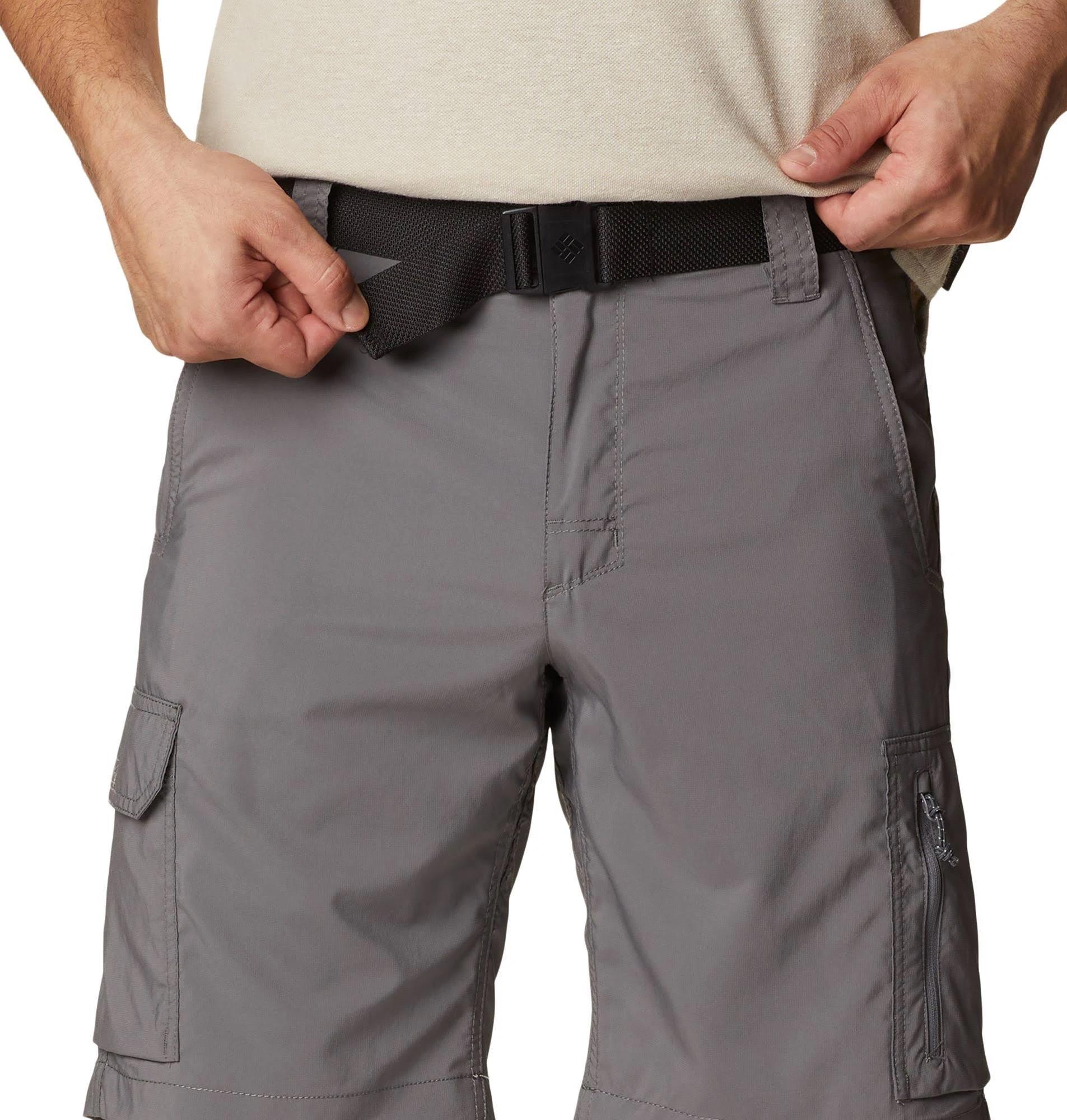 Columbia Mens Silver Ridge Cargo Shorts City Grey
